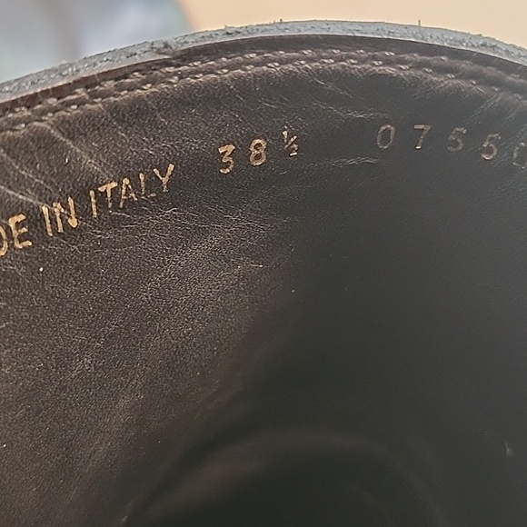 Prada Milano double buckle biker boots black, size 38.5 - Picture 4 of 6